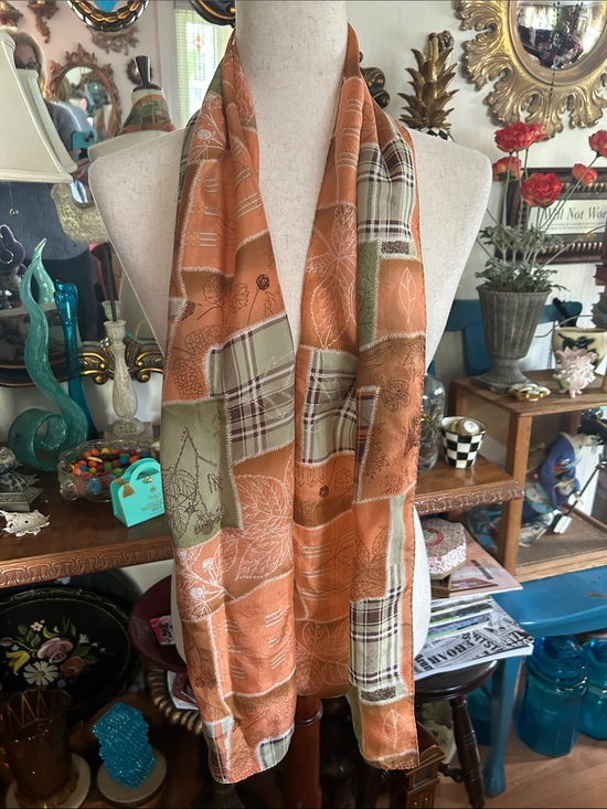 New York Studio Accessories - Vintage Patchwork Silk Scarf